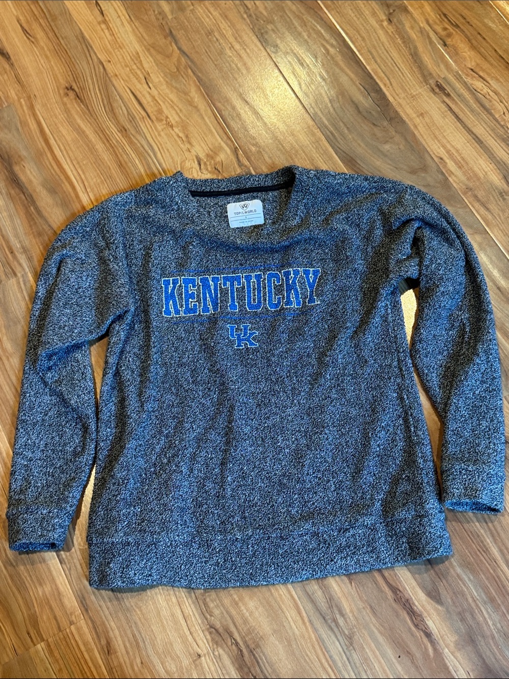 Top of the World Heathered Blue-Gray Kentucky Pullover sweatshirt small